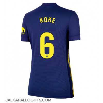 Atletico Madrid Koke #6 Vieraspaita Naiset 2025-26 Lyhythihainen Atletico Madrid Koke #6 Vieraspaita Naiset 2025-26 Lyhythihainen